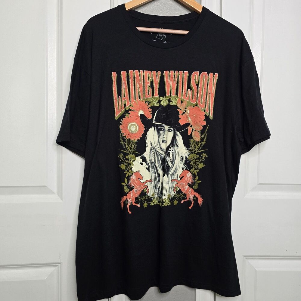 Lainey Wilson Floral T Shirt Unisex Size XL